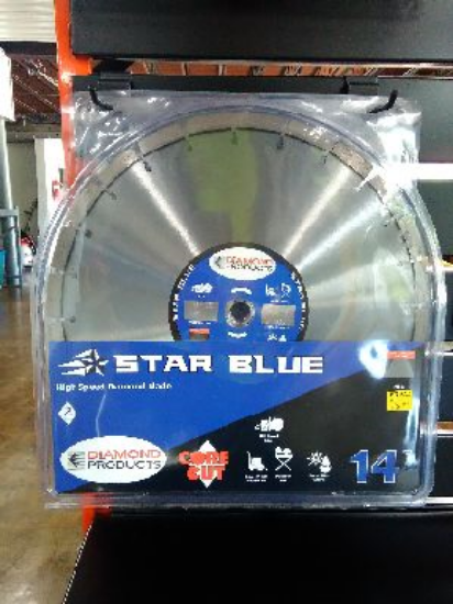 Picture of 14"x.125 Star Blue HS Bl w/Univ Arb