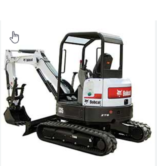 Picture of Excavator E35 Bobcat Open