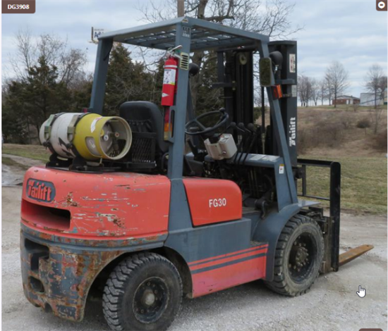 Picture of Forklift, 6000lb, Propane